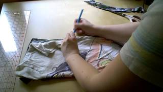 How To Sew  Resize a Tshirt Tutorial  DIY Fashion [upl. by Deyes]