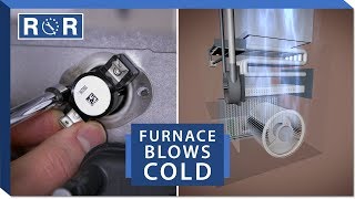 Furnace Not Blowing Hot Air  Explained  Repair and Replace [upl. by Suvart235]