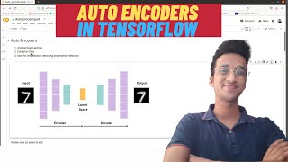 Auto Encoders in Tensorflow Complete Tutorial [upl. by Gilmour305]