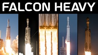 Falcon Heavy Rocket Launch Compilation [upl. by Johiah]