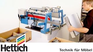 InnoFit 300 Assembly aid for InnoTech drawers made by Hettich [upl. by Ahsuat]