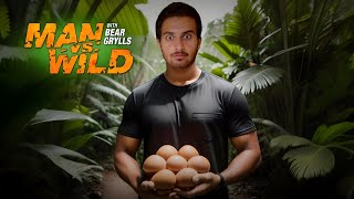 Bear Brills Cooked Crocodiles Egg Man Vs Wild [upl. by Petersen]