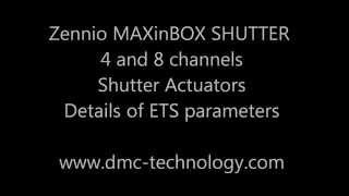 Zennio ActinBox Shutter ETS parameters [upl. by Barris]