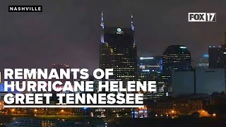 Remnants of Hurricane Helene Greet Tennessee [upl. by Boyes]