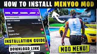 🔥How To Install Menyoo Trainer In GTA V ✅ 2024  Ultimate Mod Menu [upl. by Brey]