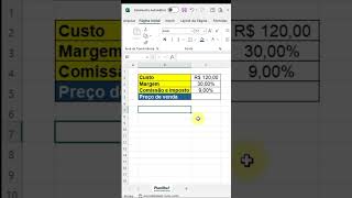 Como calcular o preço de venda com margem e comissão [upl. by Meibers]