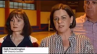 LNP blocks release of ECQ audit into donations Deb Frecklington avoids questions [upl. by Gherardi]