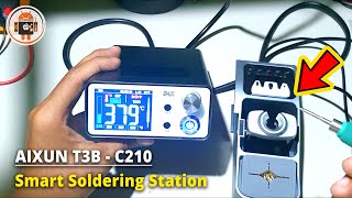 UNBOXING AIXUN T3B  Smart Soldering Station C210C115 [upl. by Terese]