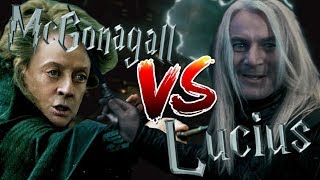 Minerva McGONAGALL vs Lucius MALFOY  Potter Versus Turnier  Qualifikation [upl. by Nekcerb]