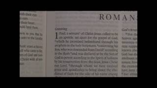 Romans chapter 1 ESV [upl. by Atims]