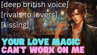 Bewitching A Rival Sorcerer With Love Magic M4A ASMR deep UK voice rivals to lovers kissing [upl. by Kaine]