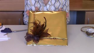 How to wrap a flat present [upl. by Notnyw]