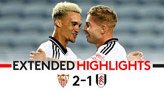 Smith Rowe Scores SEVEN Minutes Into Debut 💥  Sevilla 21 Fulham  EXTENDED HIGHLIGHTS [upl. by Melva]