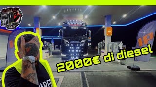 CAMIONISTA SPENDE 2000€ DI DIESEL 😱 PER UN VIAGGIO [upl. by Icrad]