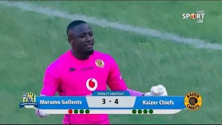 KAIZER CHIEFS VS MARUMO GALLANTS ALL PENALTY SHOOTOUT [upl. by Karin]