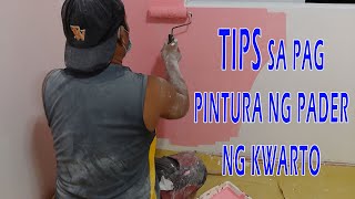 DIY CONCRETE WALL PAINTING TIPS Basic tutorial [upl. by Arlina]