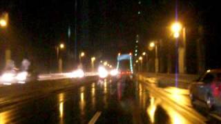 Throgs Neck Bridge on a rainy night [upl. by Cammie]