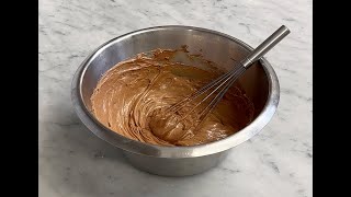 Crème pâtissière chocolat sur ganache [upl. by Brandea]