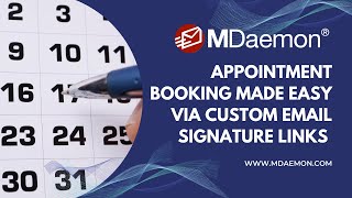 MDaemon Webmail Howto Easy Appointment Booking using Custom Links in Your Email Signature [upl. by Dammahum]