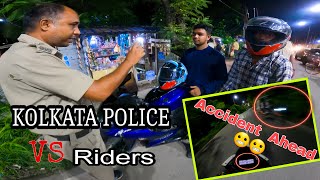 Kolkata Police Signal Brake Case 🤪 KTM RC 200 vs R15 V3 👿 Night Ride 😪 [upl. by Topping]