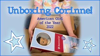 American Girl Doll Corinne Unboxing [upl. by Ojeibbob]