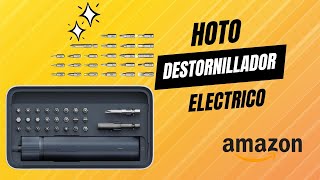 Destornillador Eléctrico HOTO ¡La Herramienta Perfecta con 25 Puntas de Acero [upl. by Cookie]