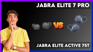 Jabra Elite 7 Pro vs Jabra Elite Active 75t Comparison [upl. by Kinimod]