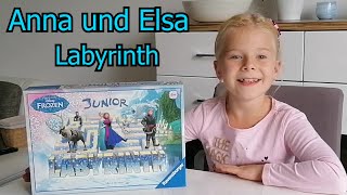 Das verrückte Labyrinth Junior I Spielanleitung I Anna und Elsa Frozen [upl. by Denn]