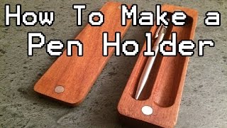 How to Make a Pen HolderBox DIY with Magnets [upl. by Anomer192]