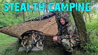 Stealth Camping Test Camouflage Equipment [upl. by Bhatt426]