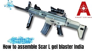 How to assemble SCARL Automatic Electric Gel Blaster [upl. by Atinat350]