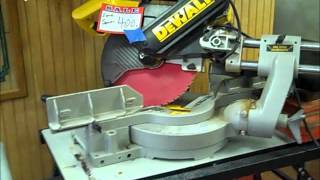 Dewalt DW708 12quot Miter Saw with Workstand on Wheels [upl. by Hsaka848]