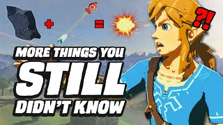 20 MORE Things You STILL Didnt Know In Zelda Breath Of The Wild [upl. by Eesyak635]