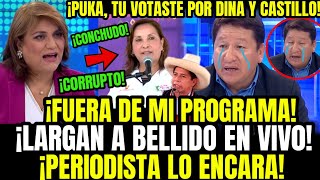 LO LARGAN GUIDO BELLIDO RECIBE TREMENDA P4LIZ4 EN VIVO Y LE RECUERDAN PASADO CORRUPTO CON CASTILLO [upl. by Ahsyek]