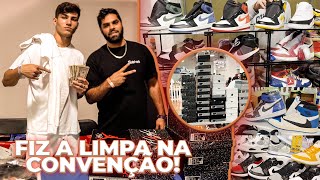 FUI NUMA CONVENÇÃO DE SNEAKERS EM ORLANDO E COMPREI TODOS OS JORDAN 4 [upl. by Aicillyhp]