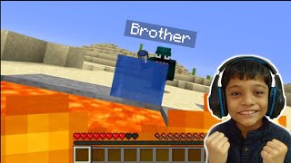 Minecraft Manhunt but if I DIE MY BROTHER LOSES [upl. by Woody]