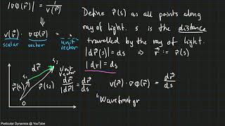 Physical Ray Tracing Part 2 Kinematic Ray Equation [upl. by Fortunna]