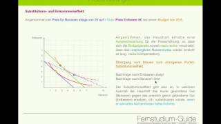 Mikroökonomie  Substitutionseffekt amp Einkommenseffekt [upl. by Yakcm952]