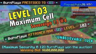 Cosmic Prisons LEVEL 103  CHEAP MAXIMUM CELL  UNBELIEVABLE LUCK  Sovereign 13 4 [upl. by Oleic]