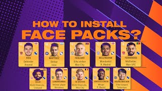 How to Install Face Packs Football Manager 24 Mobile FM24 mobile face pack howto [upl. by Weixel80]