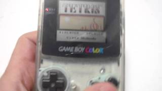 Game Boy Color Clear White Japan Version Gameboy [upl. by Charity]