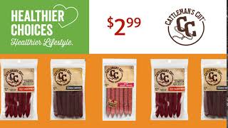 Healthier Choices Healthier Lifestyle  Cattlemans Cut Beef Jerky [upl. by Thacker]