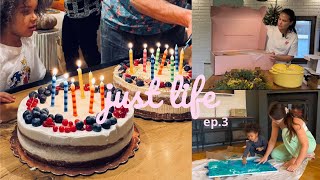 just life vlogs  ep 3  pots pans art amp cake [upl. by Serene]