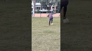 Nutmeg football skill shorts reels [upl. by Suiraj]