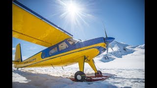 Glacier Flightseeing Over Kluane National Park Yukon [upl. by Mahon]