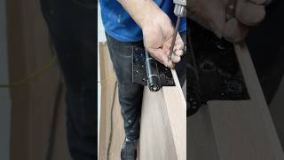 Precision Hinge Mortising for Professional Wood Door Installation [upl. by Farrell]