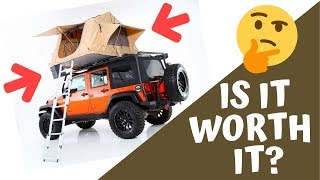 Smittybilt 2783 Overlander Tent Review 🌸 Smittybilt Roof Top Tent Review [upl. by Kcirdek]