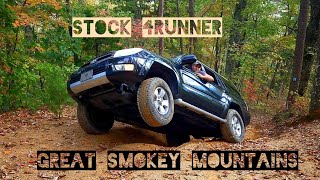 Stock 4runner hitting offroad trails at the Great Smokey Mountains [upl. by Anigue957]