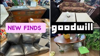 GOODWILL NEW FINDS FURNITURE HOME DECOR  SHOP WITH ME 2024 [upl. by Earley]