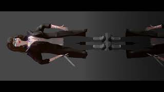 Support Char Sword Idle Project URPG swordartonline sword animation game blender3d [upl. by Genna]